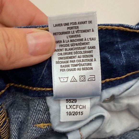 Aeropostale Women's Skinny Jean Short/Court Dark Wash Denim Size 00 - Picture 9 of 9